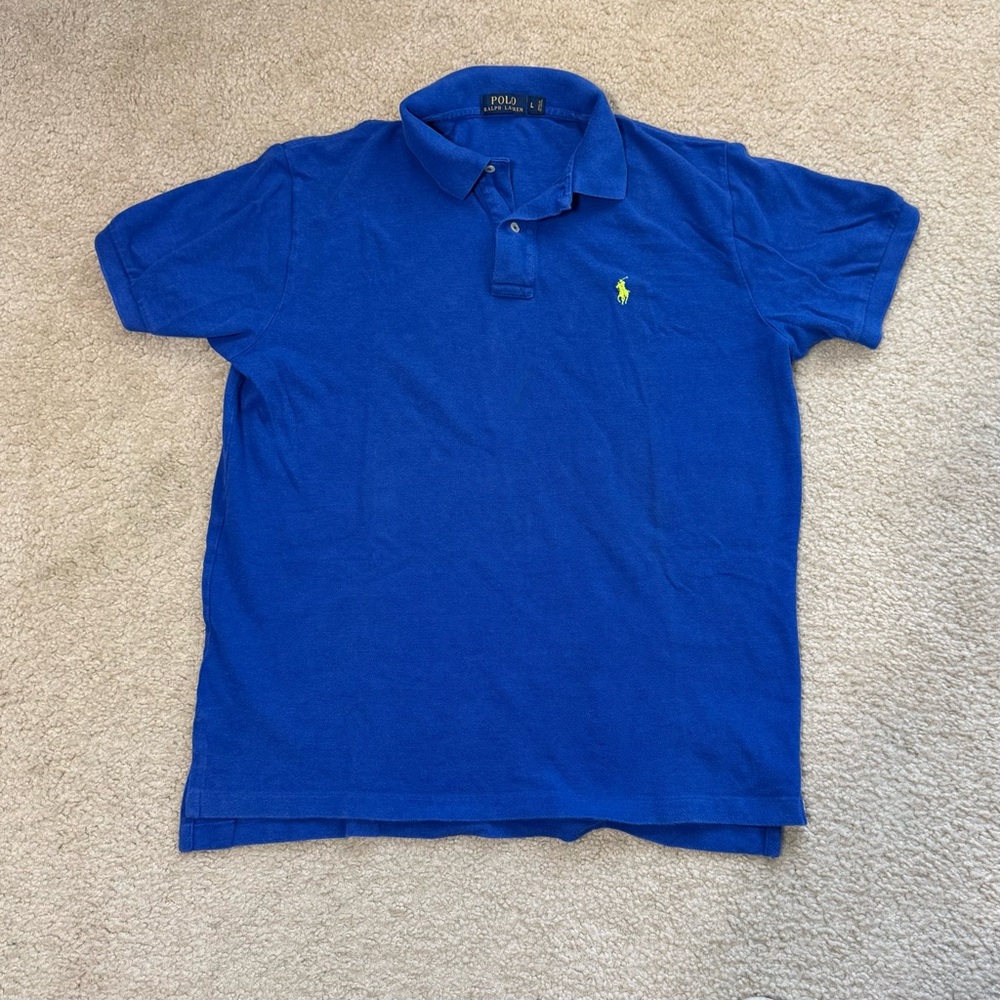 Polo by Ralph Lauren Men's Vibrant Blue Polo Shirt